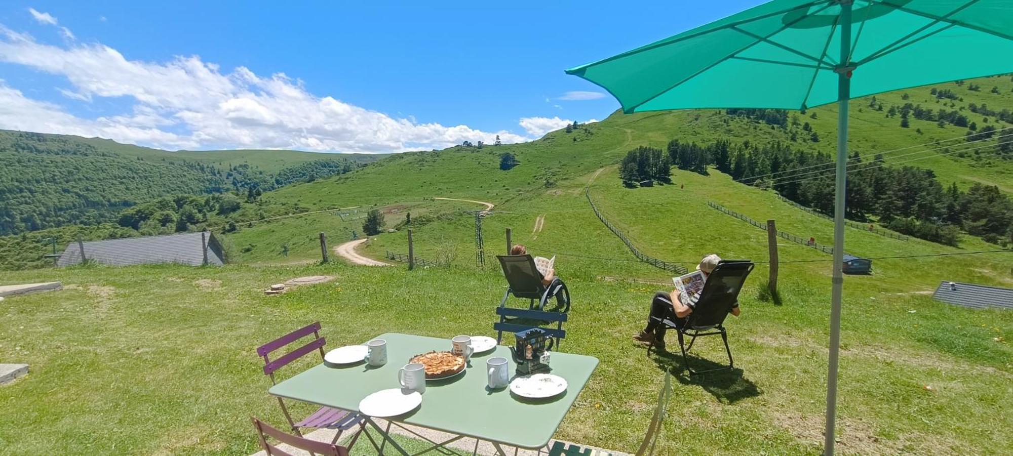 Gite Avec Vue Exceptionnelle Sur Les Montagnes Camurac Экстерьер фото